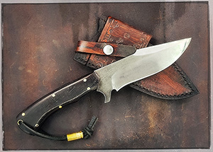 JN Coltello fighter fatto a mano T32d